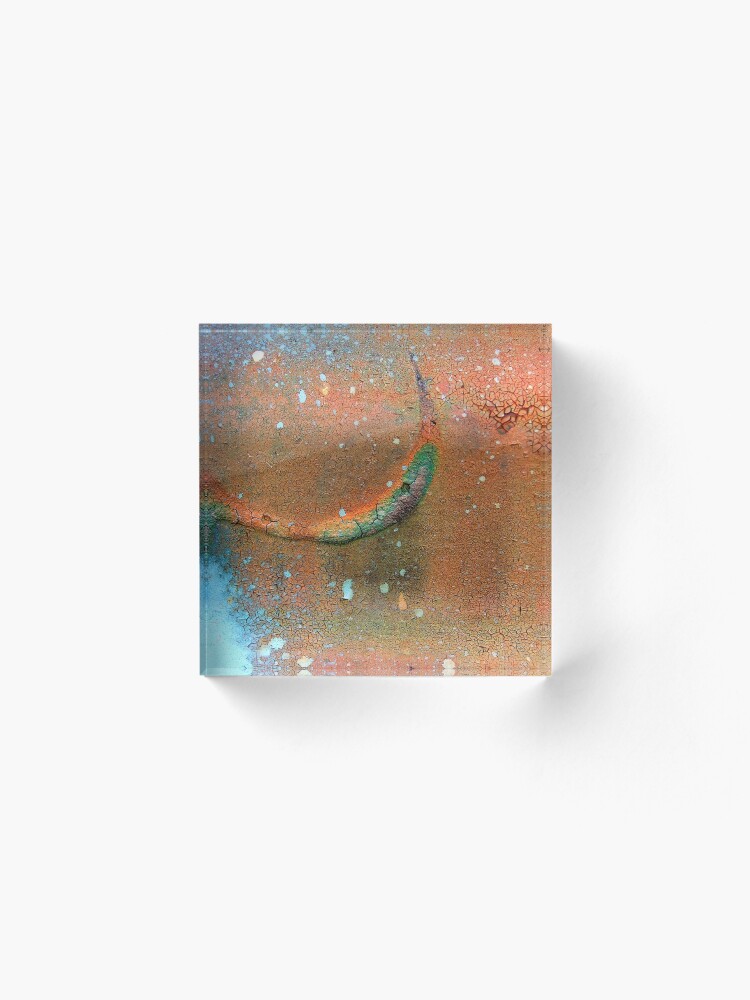 Alternate view of Drip-Dried Acrylic Block
