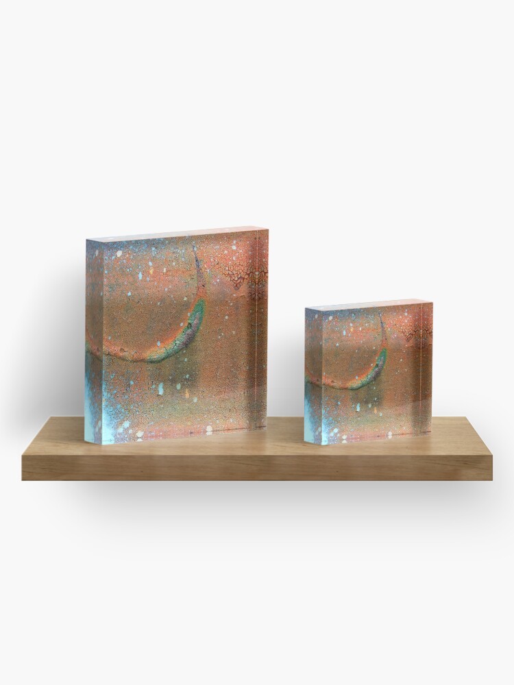 Alternate view of Drip-Dried Acrylic Block