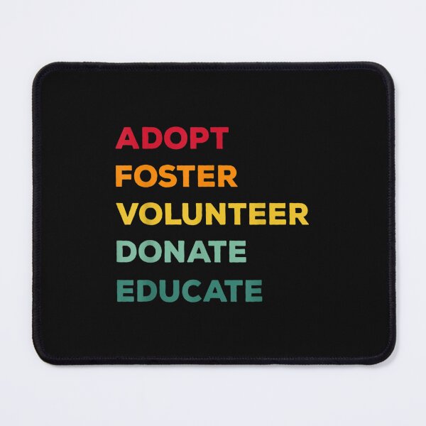 Item preview, Adopt Don't Shop Rescue Foster Animal Shelter Volunr designed and sold by RichardMarkham.