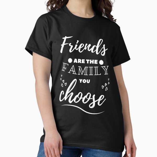 Vista previa del artículo con la obra «Los amigos son la familia que eliges», diseñado y vendido por darshants.