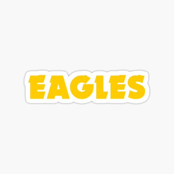 "EAGLES " Sticker for Sale by CaramiccoASC Redbubble
