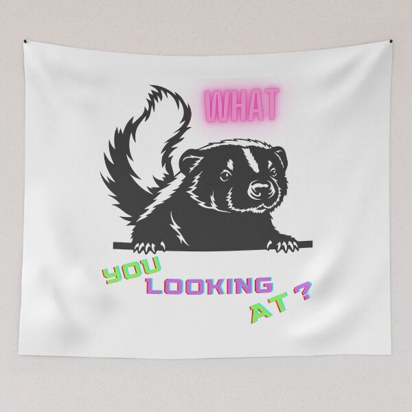 Item preview, What are you looking at ? ( skunk) designed and sold by TruLuv.