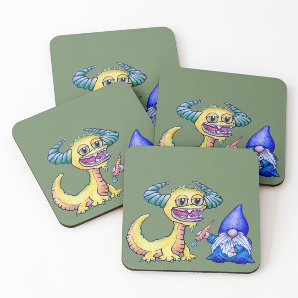 Item preview, Gnome and a Happy Beast designed and sold by SarahCD13.