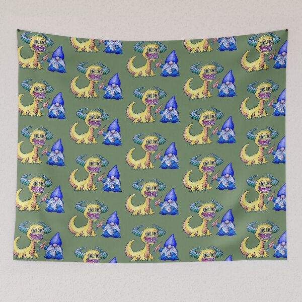 Item preview, Gnome and a Happy Beast designed and sold by SarahCD13.