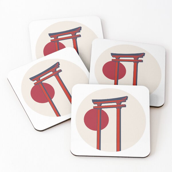 Item preview, Torii Gate Rising Sun Japanese Gate 鳥居 designed and sold by Minnesnowta.