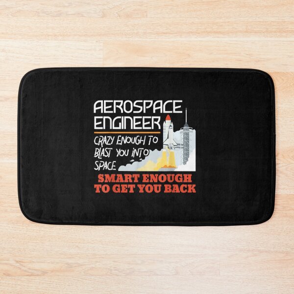 Item preview, Aerospace Engineer Crazy Smart Enough - Funny Engineering designed and sold by RichardMarkham.