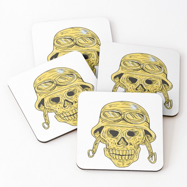 Item preview, Skull with Biker Helmet Drawing designed and sold by Shifa19.