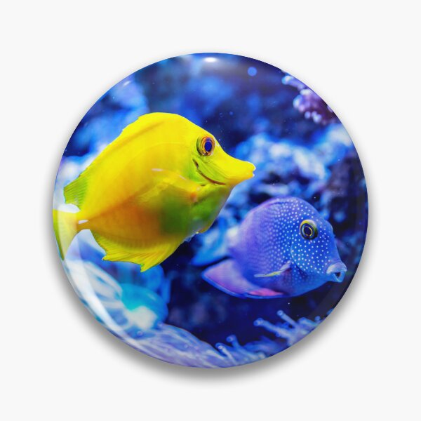Item preview, ANIMALS #34 - Yellow Tang Fish and Blue Friend designed and sold by DEL-Productions.