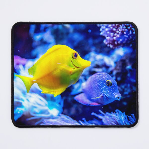 Item preview, ANIMALS #34 - Yellow Tang Fish and Blue Friend designed and sold by DEL-Productions.