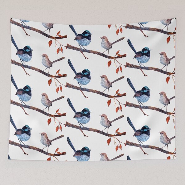 Item preview, Fairy Wren Couple designed and sold by Linda Callaghan.