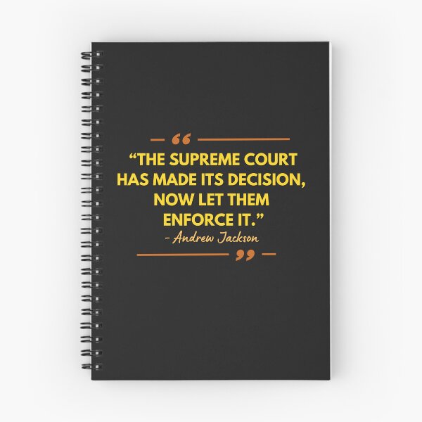 Item preview, The Supreme Court Has Made Its Decision Now Let Them Enforce It Andrew Jackson Tee and Stickers designed and sold by sugarcube1999.