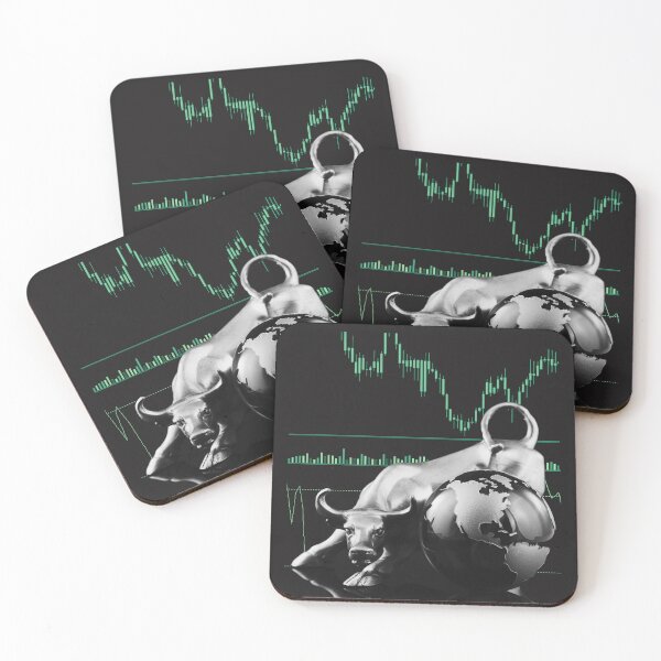 Item preview, Stock Market Mug, Gift for the stock market, crypto mug, options trader, forex traders, and day traders.  Wall Street Bull designed and sold by TradingTeesKids.