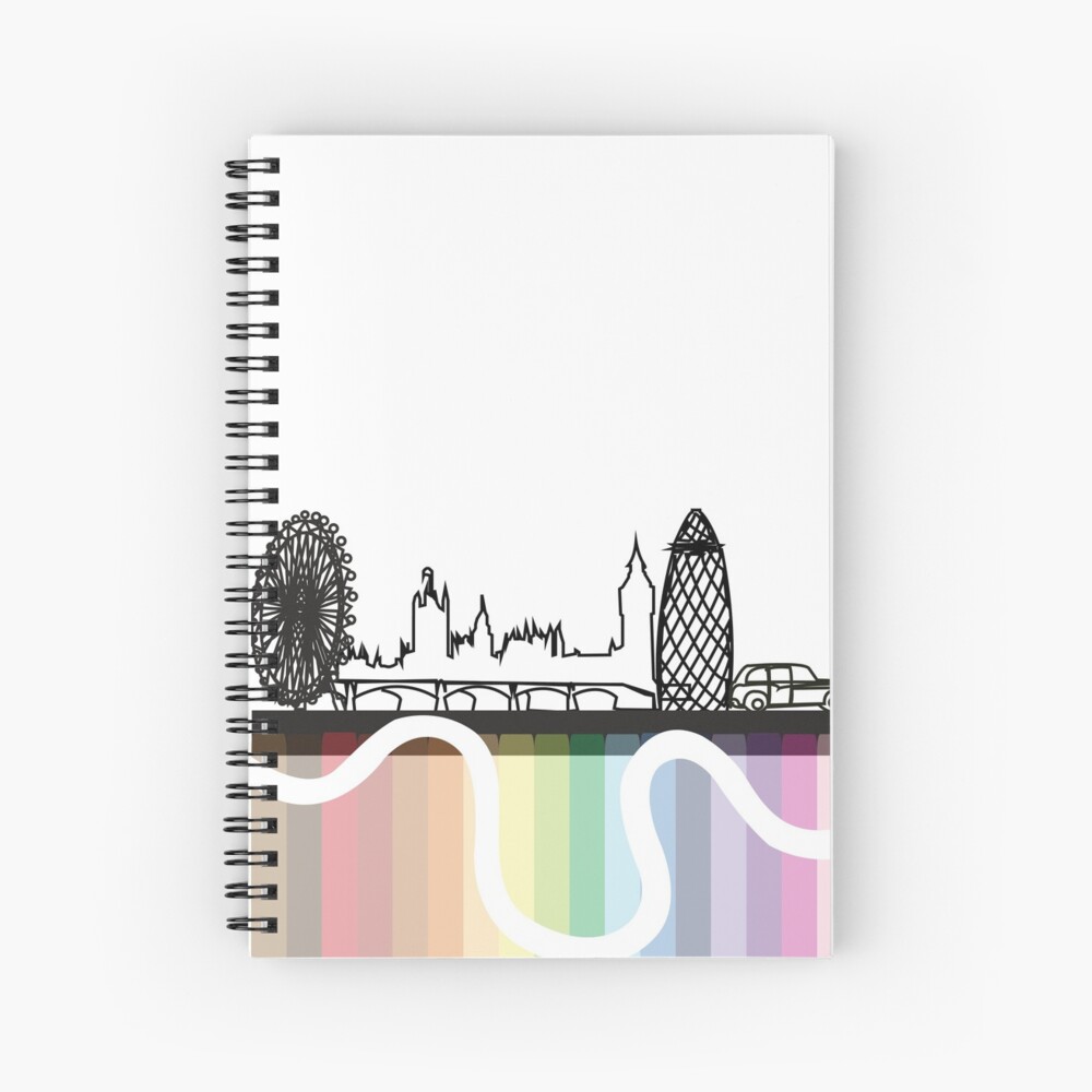 Item preview, Spiral Notebook designed and sold by oodelally.