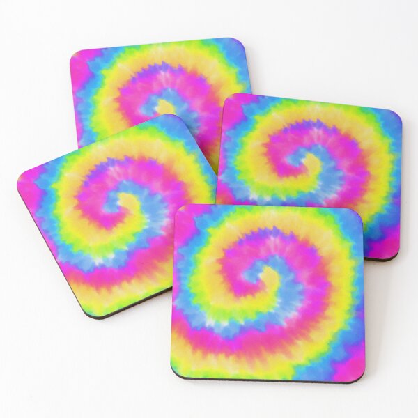 Artikelvorschau, Regenbogen-Krawattenstrudel, helles, lebendiges, buntes Krawattenmuster, Regenbogen-Spiralen-Krawattendruck entworfen und verkauft von Orianah.