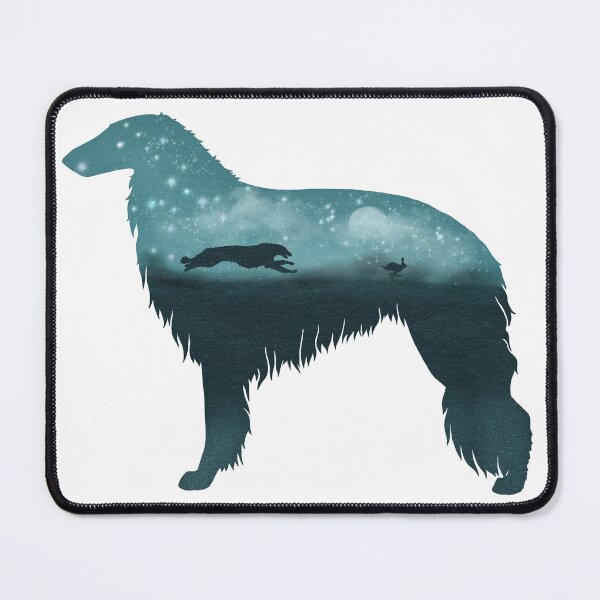 Item preview, Starlit Hunt Borzoi designed and sold by Spinyflowerart.
