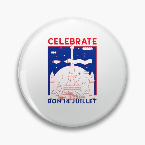 Item preview, Bastille Day, Bonne Fete, French National Day, Bon 14 Juillet, Happy Birthday France. designed and sold by SBRTPOD.