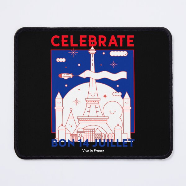 Item preview, Bastille Day, Bonne Fete, French National Day, Bon 14 Juillet, Happy Birthday France. designed and sold by SBRTPOD.