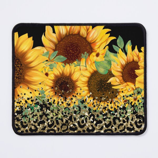 Item preview, Beautiful sunflower with leopard print designed and sold by FGCART.