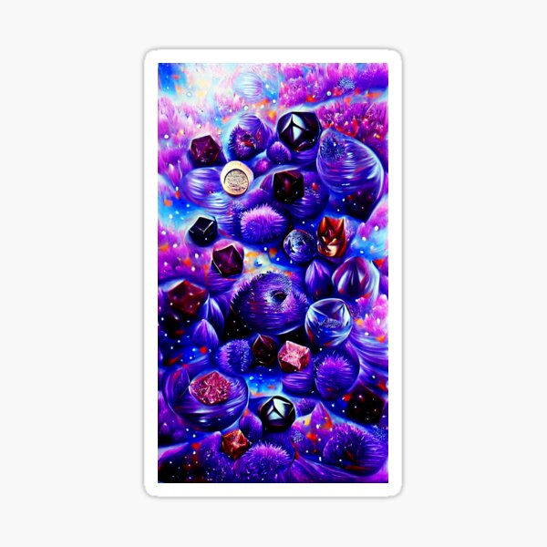 Crystalline Multiverse Sticker
