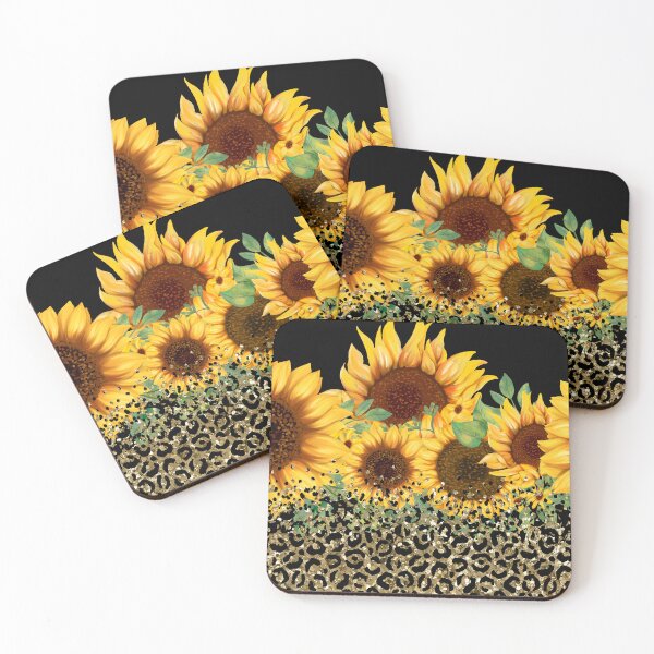Item preview, Beautiful sunflower with leopard print designed and sold by FGCART.
