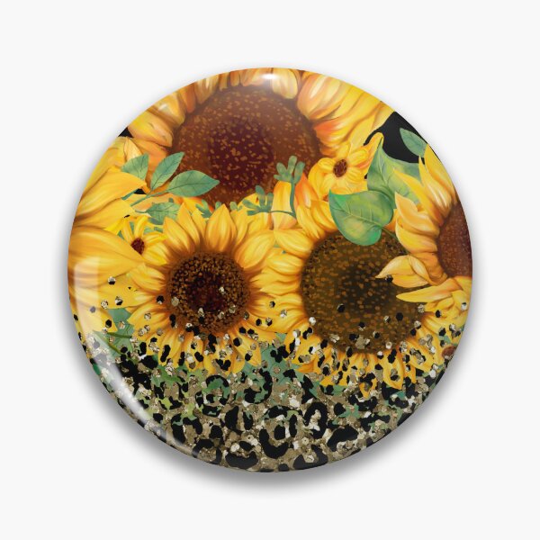 Item preview, Beautiful sunflower with leopard print designed and sold by FGCART.
