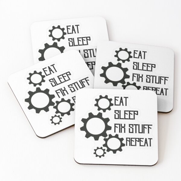 Item preview, Eat Sleep Fix Stuff Repeat designed and sold by Trendy Design.