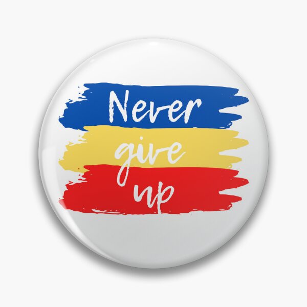 Item preview, Never give up Romania Flag designed and sold by F1orin.