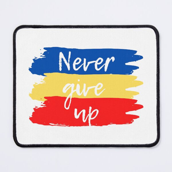 Item preview, Never give up Romania Flag designed and sold by F1orin.