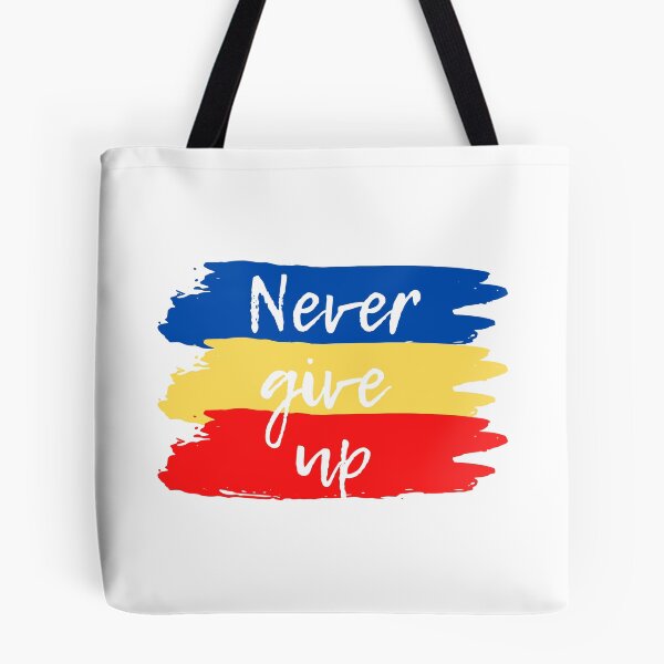 Item preview, Never give up Romania Flag designed and sold by F1orin.