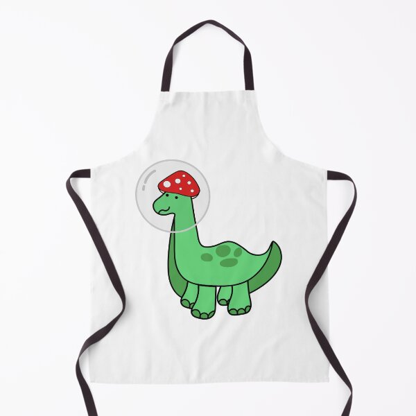 Item preview, Simple Red and White Mushroom Hat Brontosaurus Astronaut Dinosaur designed and sold by Smartmerch99.