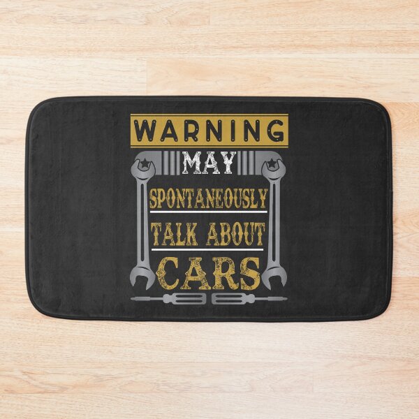 Item preview, Auto Mechanic Warning May Spontaneously Talk About Cars designed and sold by ImkeAhrens.