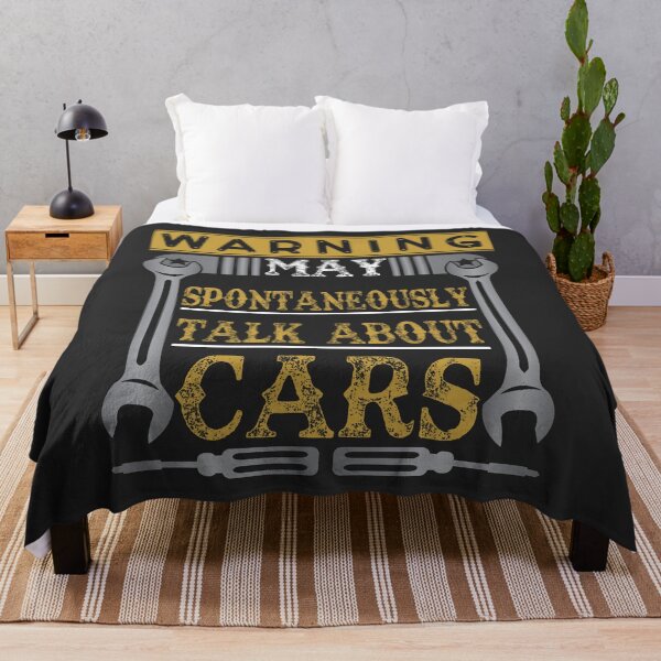 Item preview, Auto Mechanic Warning May Spontaneously Talk About Cars designed and sold by ImkeAhrens.