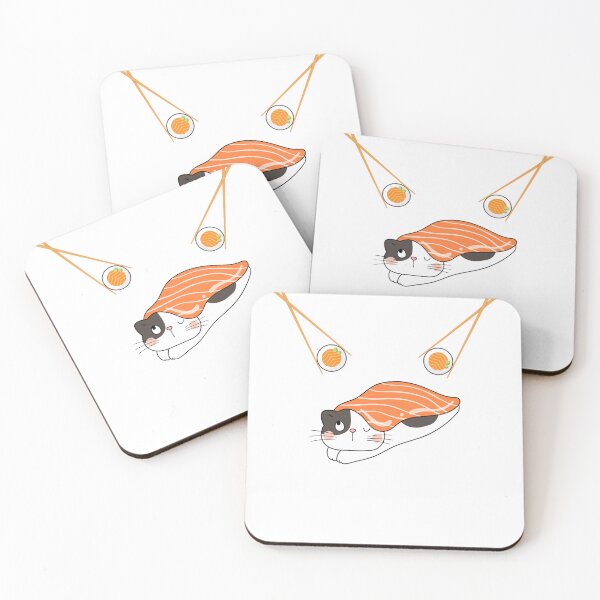 Item preview, Nigiri - sushi cat - sushi designed and sold by boomantique.