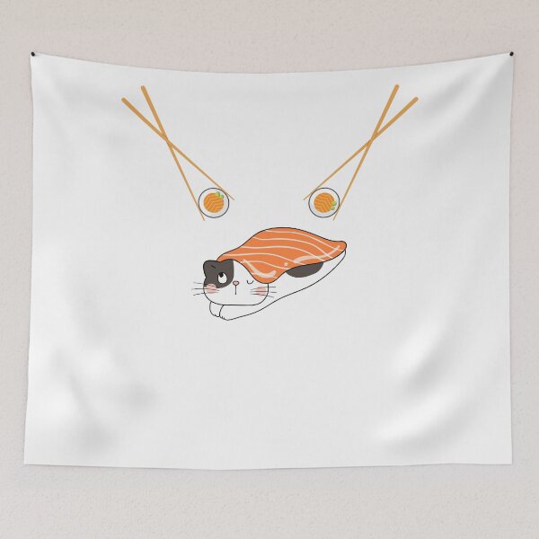 Item preview, Nigiri - sushi cat - sushi designed and sold by boomantique.