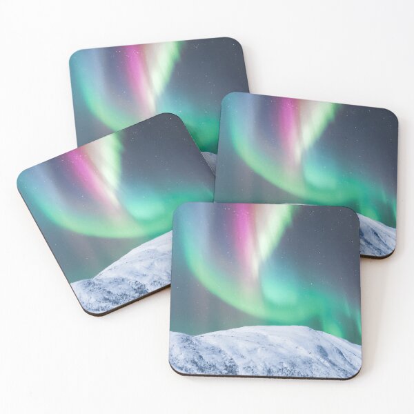 Item preview, Northern Lights Dancing Over A Arctic Peak designed and sold by Taceo10.
