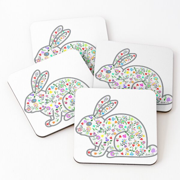 Item preview, Floral Bunny designed and sold by Intriguing Eclectives by Janelle  K.