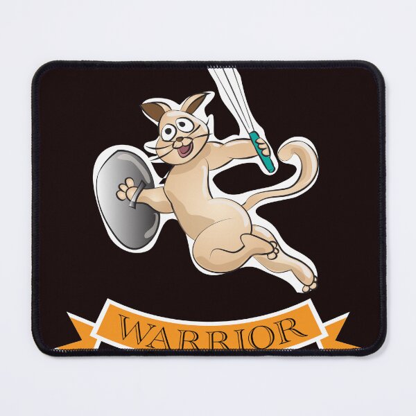 Item preview, Warrior Cat Illustration designed and sold by karyalangit.