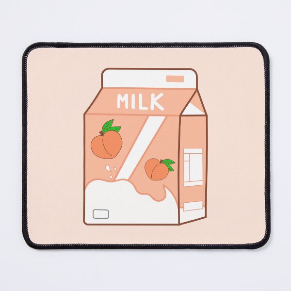 Item preview, Cute peach milk box cartoon | Doodles kawaii | Peach cow milk aesthetic designed and sold by Smartmerch99.
