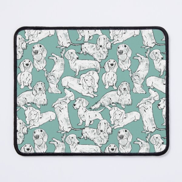 Item preview, Artsy Dachshund Sketch Pattern designed and sold by Spinyflowerart.