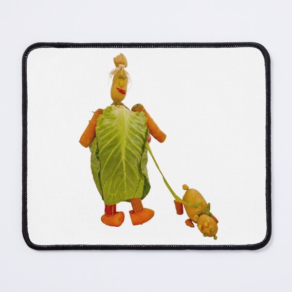 Item preview, The Veggies - Clarisa Cabbage and Spud the dog designed and sold by Yampimon.