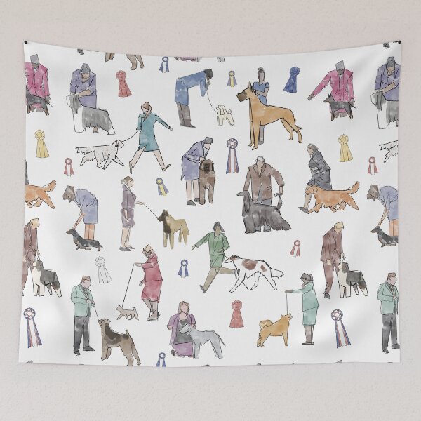 Item preview, At The Dog Show! Large Print designed and sold by Spinyflowerart.