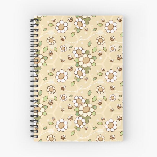 Aperçu de l'œuvre Motif fleur et abeille créée et vendue par ShriekingMagpie.