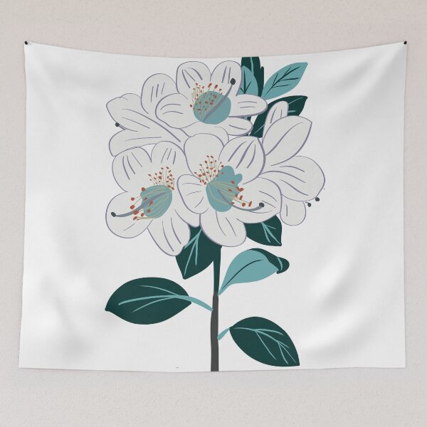 Item preview, Botanical flowers designed and sold by givepineapple.