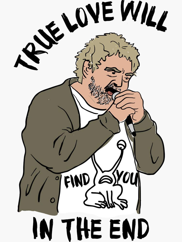 True Love Will Find You In The End - Daniel Johnston (Tribute Shirt) |  Greeting Card