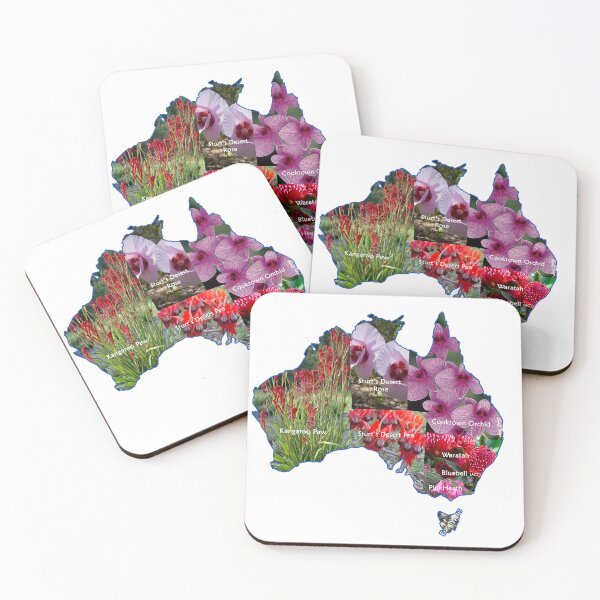 Item preview, Australia States Native Flowers designed and sold by Intriguing Eclectives by Janelle  K.