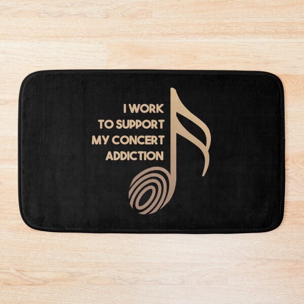 Item preview, I Work To Support My Concert Addiction Classic T-Shirt designed and sold by allysonhat.
