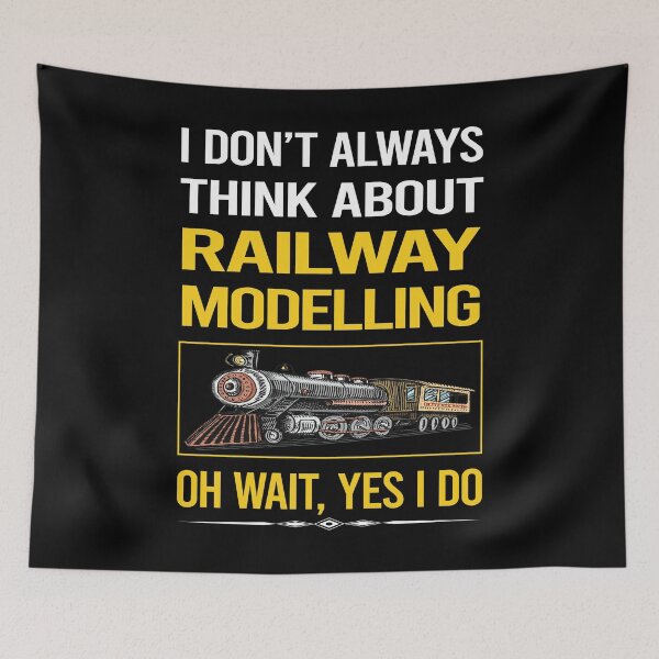 Item preview, Funny Yes I Do Railway Modelling Model Railroading Train Trains designed and sold by gowenefkolaob.
