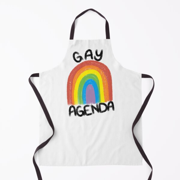 Item preview, Gay Agenda - Pride Rainbow with Hand Written Text designed and sold by buoyantpotato.