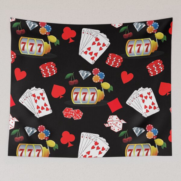 Item preview, Casino Gambling Poker Pattern designed and sold by SloganExpress.