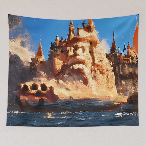 Item preview, Castle sandskull designed and sold by fizzribbit.